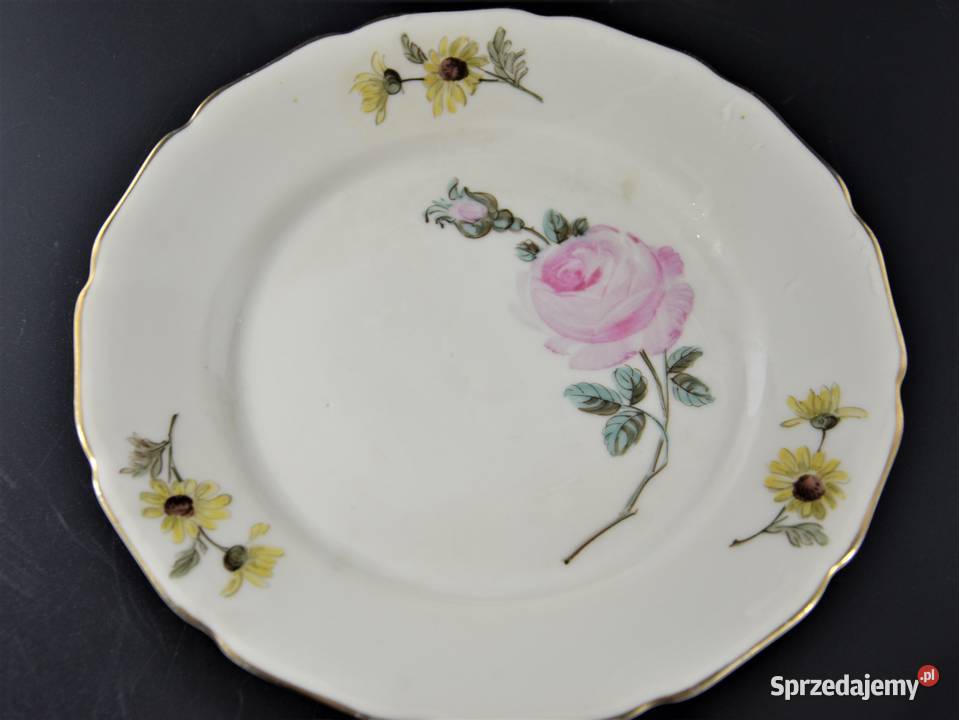 Zestaw śniadaniowy Thomas Ivory kwiaty Bavaria Bronisze sprzedam