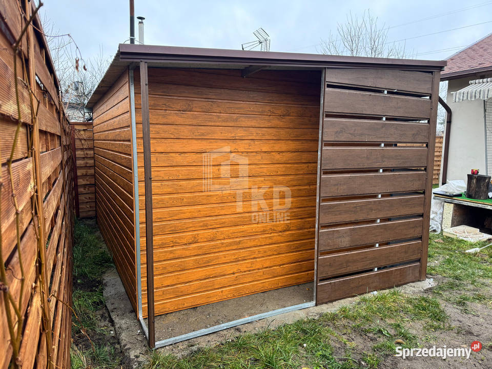 Schowek domek ogrodowy Garaż 4x3m wiata 05m Lubin