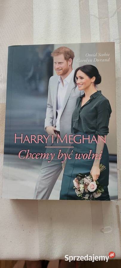 Harry i Meghan chcemy być wolni miękka Łomianki sprzedam