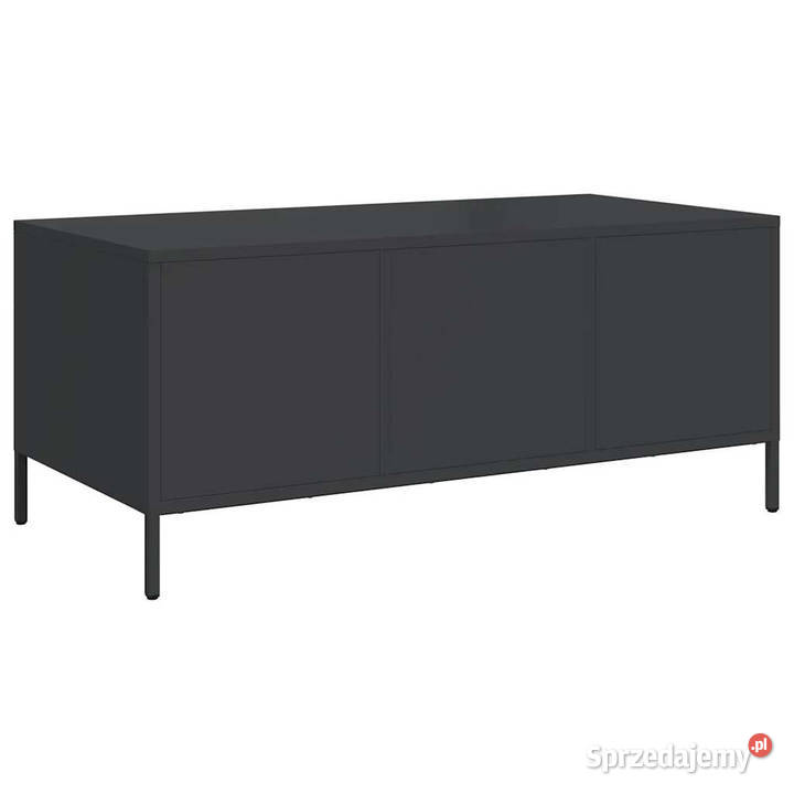Stolik kawowy czarny 1015x50x435 stal WM851268 Warszawa