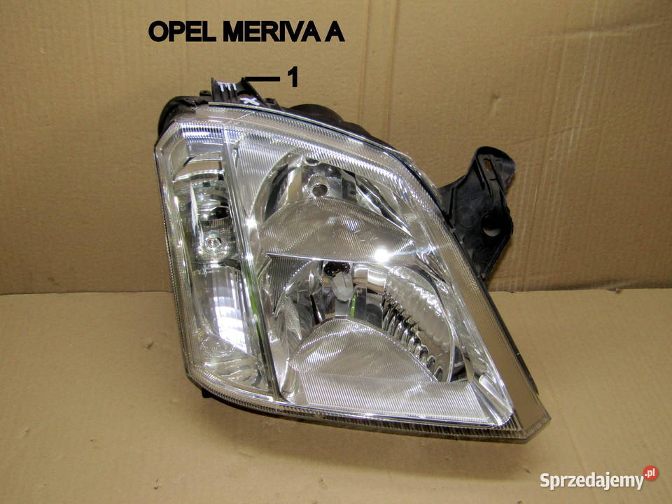 LAMPA PRZEDNIA PRAWA OPEL MERIVA A 2009r łódzkie Mysłaków