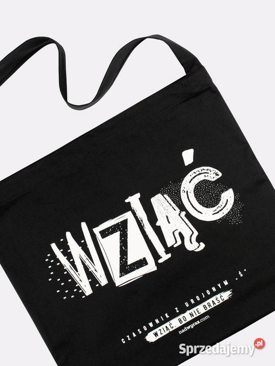 WZIĄĆ torba bawełniana czarna NadWyrazcom mazowieckie Warszawa