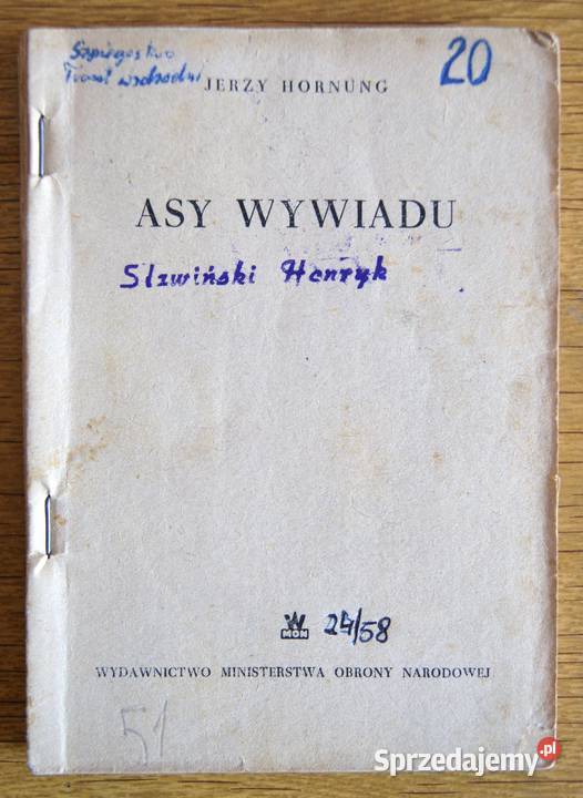 Żółty Tygrys Asy wywiadu 1958 sprzedam