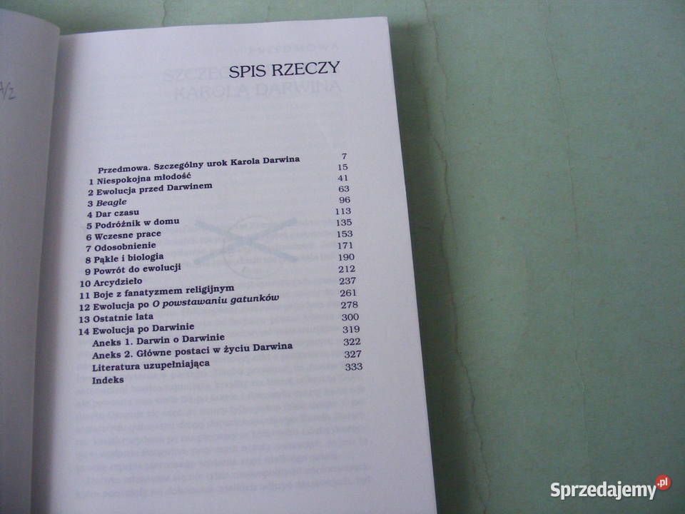 Darwin Żywot uczonego White Ekologia Kalinowska Oborniki Śląskie