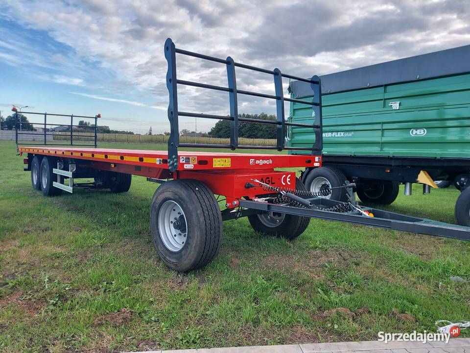 Przyczepa do bel platforma trzyosiowa AGL nie Rząśno sprzedam