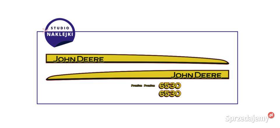 Naklejki na maskę Traktor Ciągnik John Deere Otwock