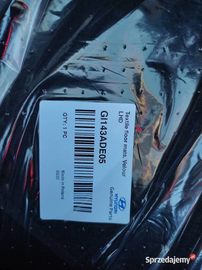 Nowe dywaniki welurowe Hyundai ioniq 5 Rok produkcji 2022 Lublin