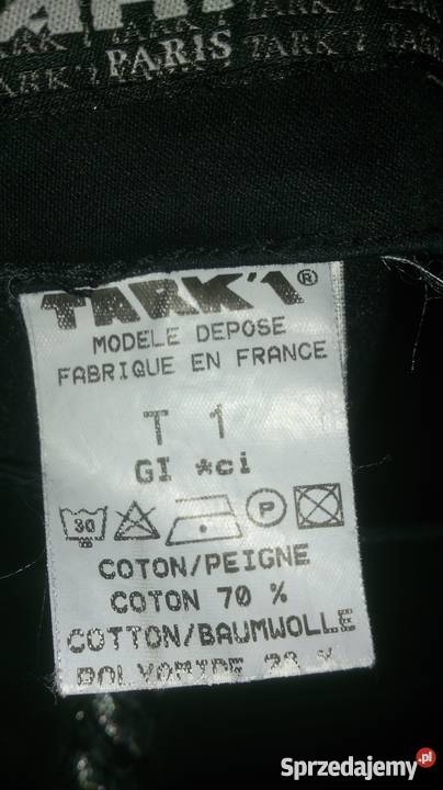 Spodnie damskie TARK 1 Paris r36S T1 Bez wzoru