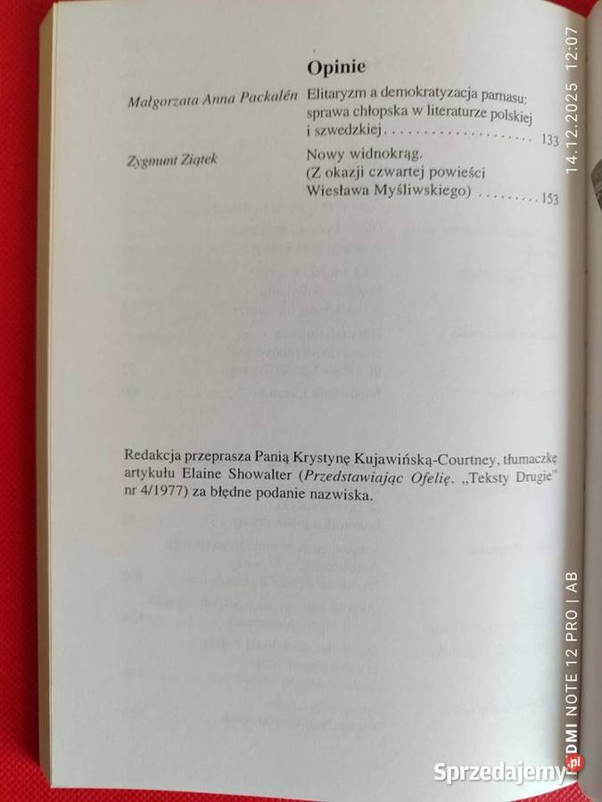 Teksty Drugie 5 47 1997 IBL PAN Katowice