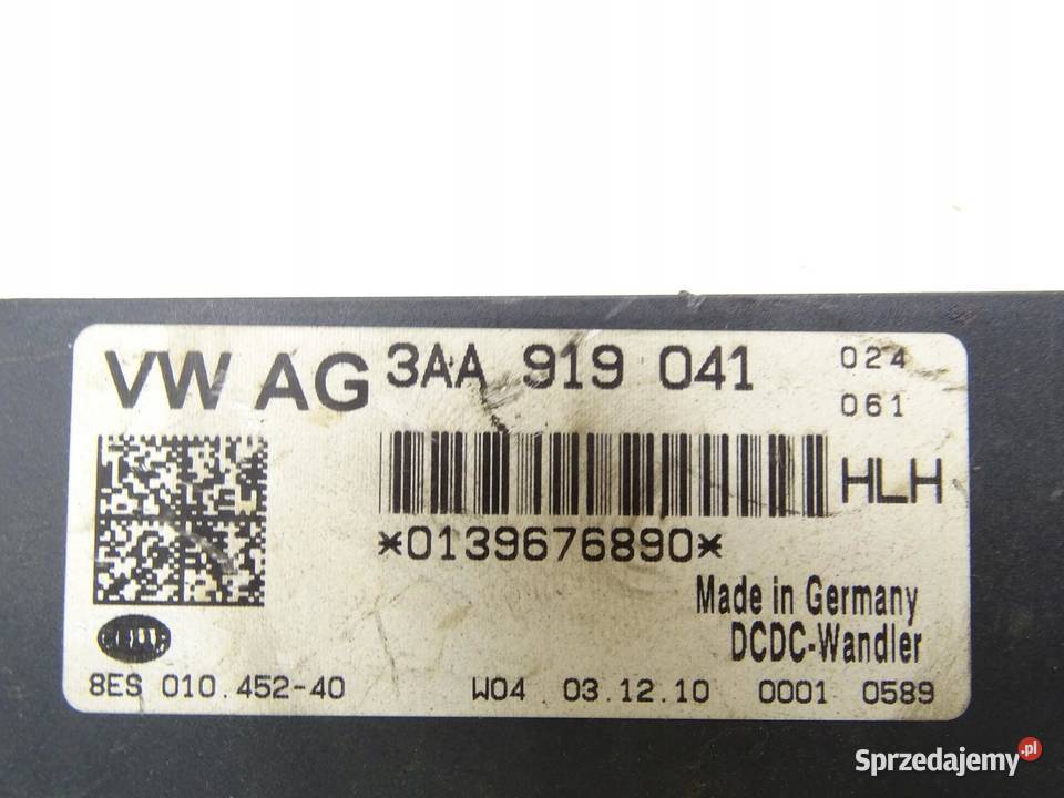 STABILIZATOR NAPIĘCIA VW TIGUAN 5N PASSAT CC 20 małopolskie