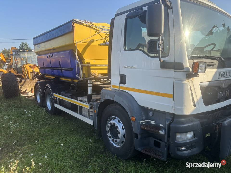 MAN TGM 26340 6x4 2015 euro6 piaskarka solarka podkarpackie Ropczyce sprzedam