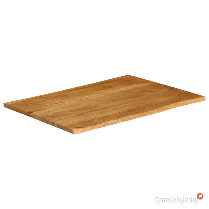 Blat stołu 90x80x38 naturalna krawędź lite