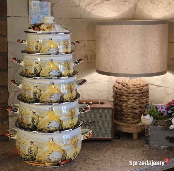 199 Garnki duże emalia worki Zabrze