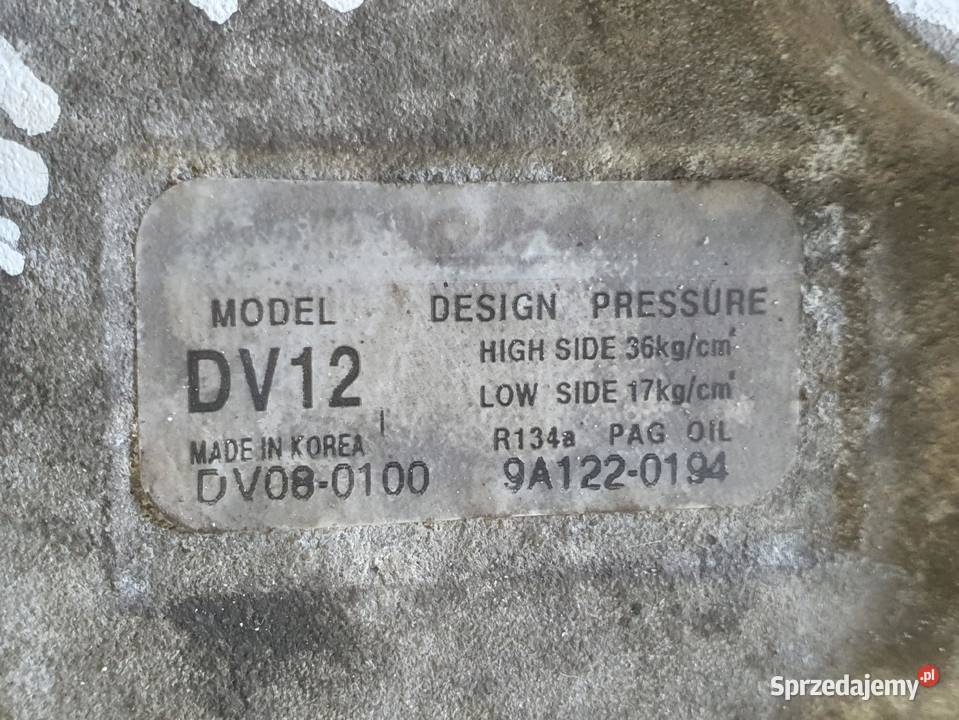Hyundai i30 14 16V 0712r SPRĘŻARKA KLIMTYZACJI Kompresory klimatyzacji Rudka sprzedam