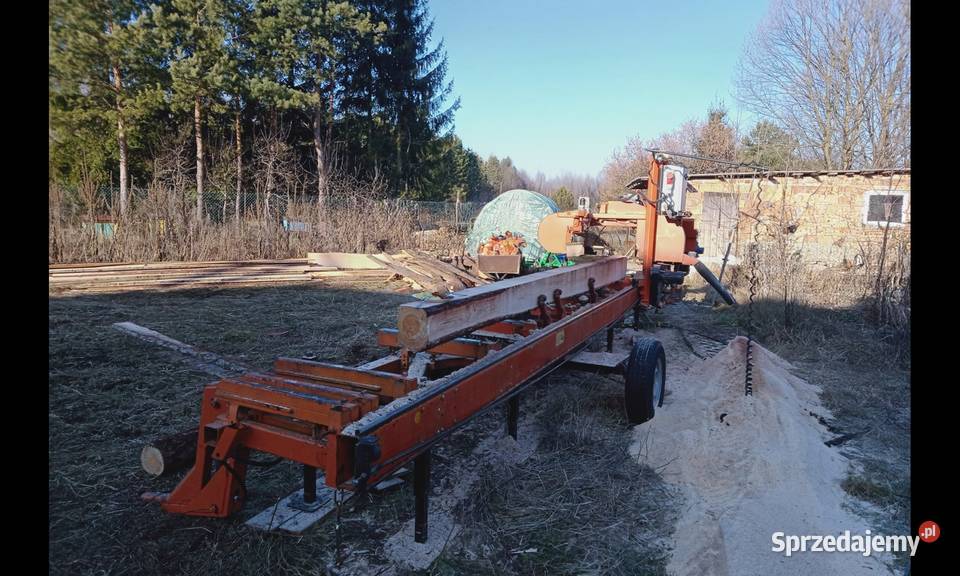 Tartak mobilny trak taśmowy przejezdny Opoczno