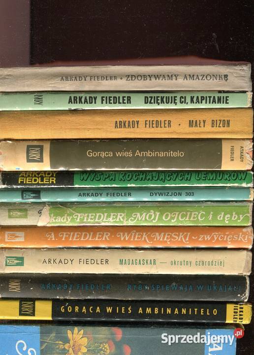 Arkady Fiedler Zestaw 22 książek Kultura i Rozrywka