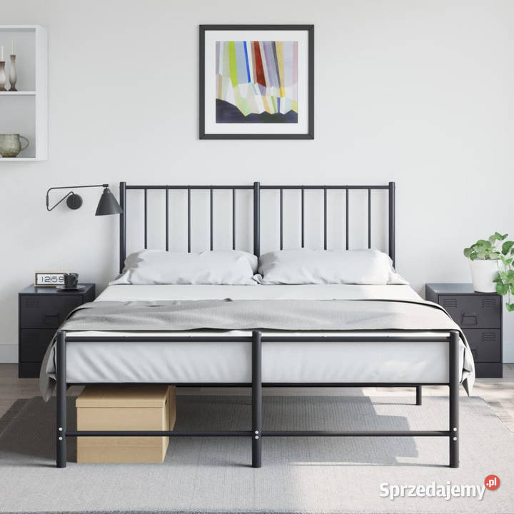 Szafki nocne 2 czarne 345x39x44 stal WM841620 Warszawa
