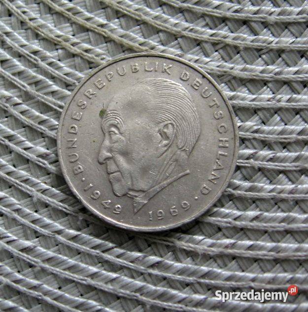 Niemcy 2 Marki 1971r F Konrad Adenauer Kalisz sprzedam