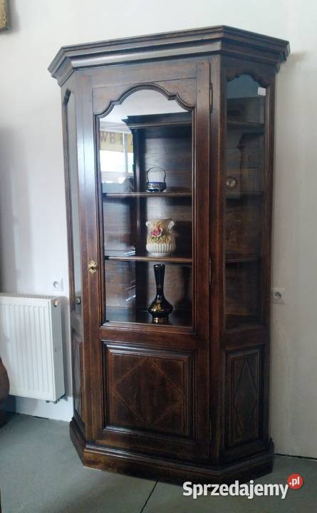 Witryna gablota biblioteka dębowa 100 lite Białystok