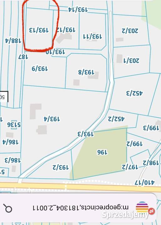 Dzialka budowlana Prałkowce Przemyśl 018ha