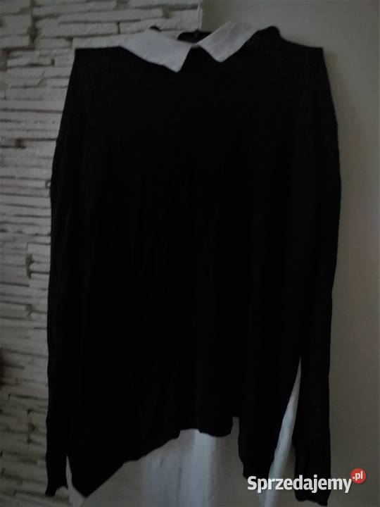 cieni sweterek black red white