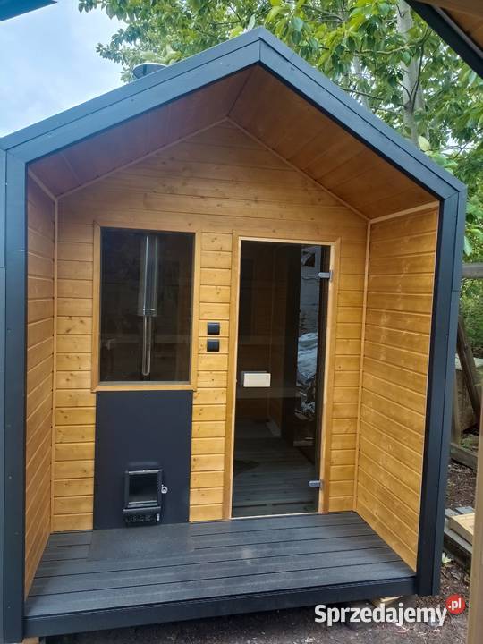 Domek Wakacyjny Drewniany Altana Sauna Drewutnia Konin