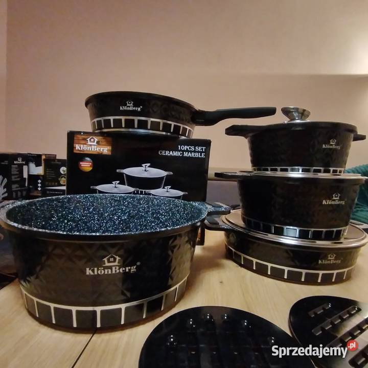 Zestaw garnków NOWE różne zestawy noże czajnik Pozostałe Racibórz