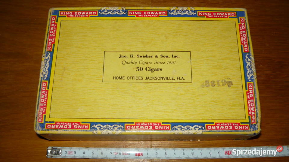 Pudełko cygarach King Edward Imperial Sokółka