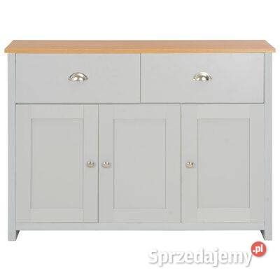 vidaXL Szafka szara 112 x 35 x 81 283743