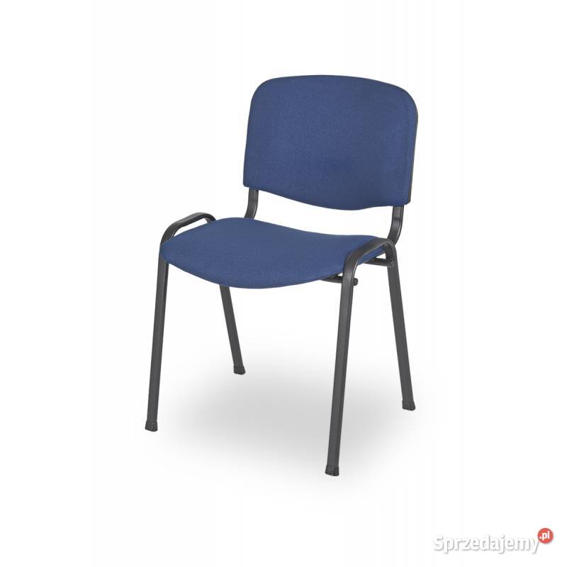 Krzesło krzesła konferencyjne biurowe ISO STANDARD niebieski