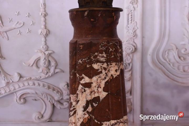 Piękne Kolumny Postumenty Granitowe Bordowe Kraków