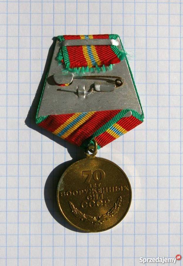 WOJSKOWY MEDAL 70LECIA SIŁ ZBROJNYCH ZSRR lubelskie Piszczac