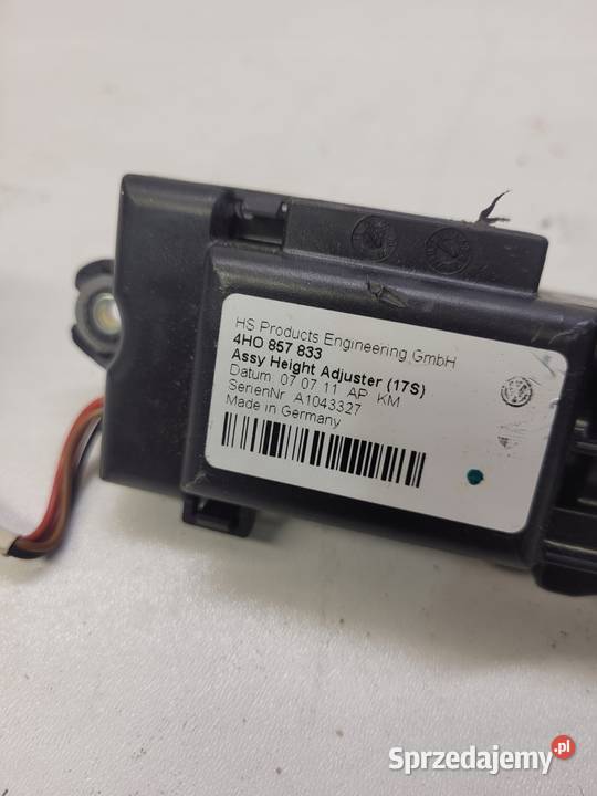 MECHANIZM REGULACJI PASA AUDI A8 D4 4H0857833 Pasy bezpieczeństwa Przystajń