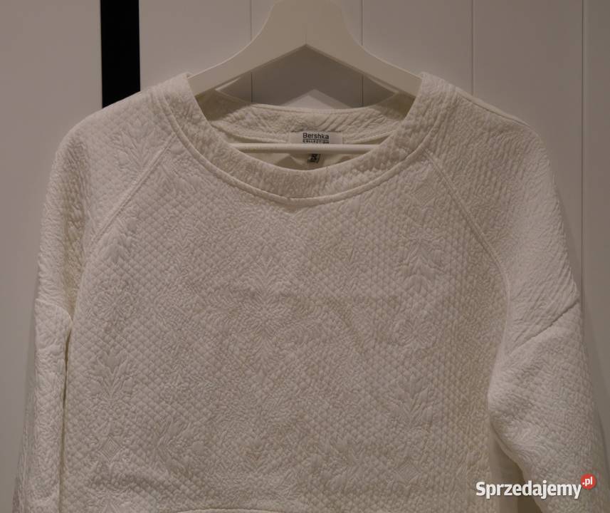 Bershka bluzeczka dłuższy tiulowy tył 36 S dolnośląskie Wrocław