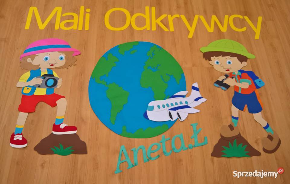Dekoracja na różne tematy z brystolu na