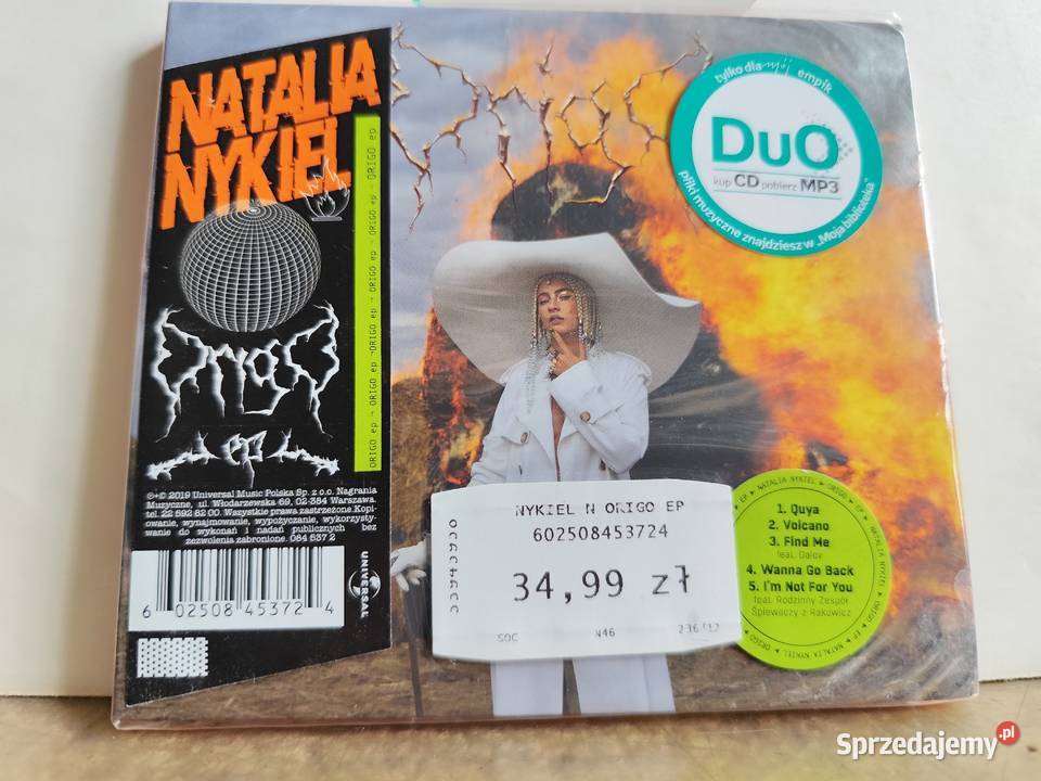 CD Natalia Nykiel Origo Płyty i kasety