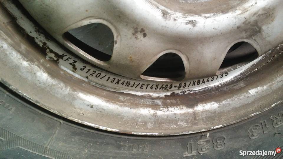 Felgi opony letnie 17570 R13 82T 4x100 Mazda 323 osobowe śląskie Częstochowa
