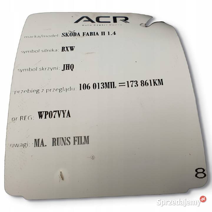 SPRĘŻARKA KLIMATYZACJI Skoda Fabia II 14 16V