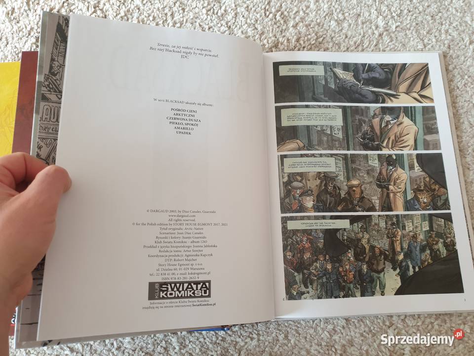 Blacksad 4 tomy Gdynia