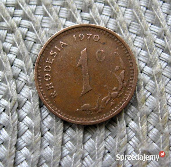 Rodezja 1 Cent 1970r