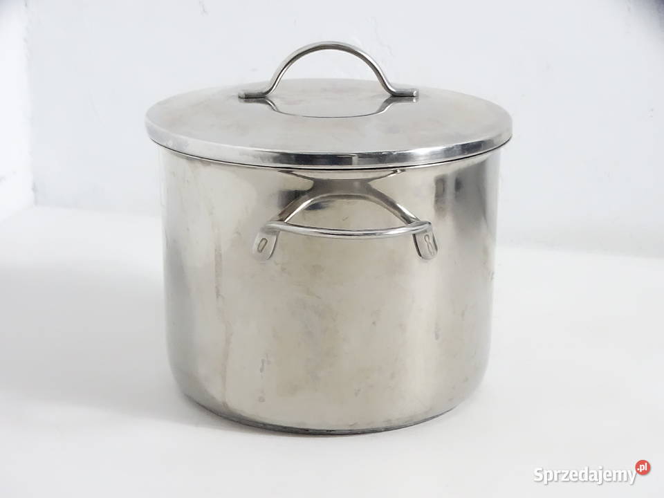 Porządny Garnek WMF Germany 1810 z Pokrywką Stal Biłgoraj