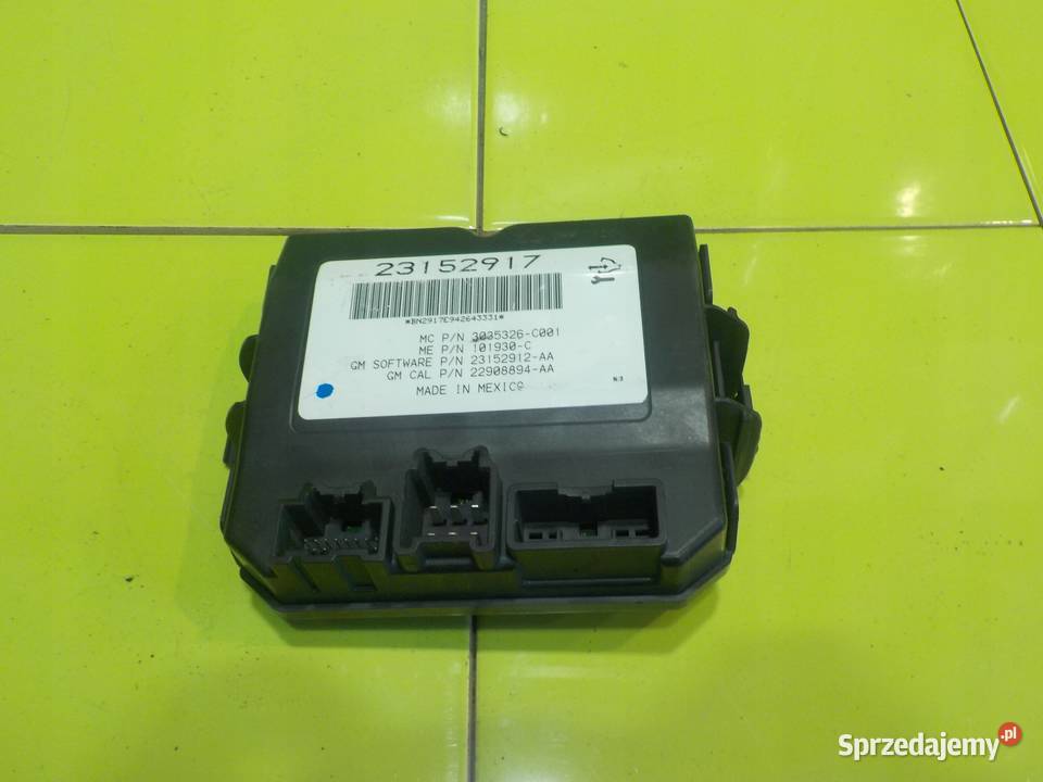 OPEL INSIGNIA A LIFT 15r modul sterownik klapy Suków