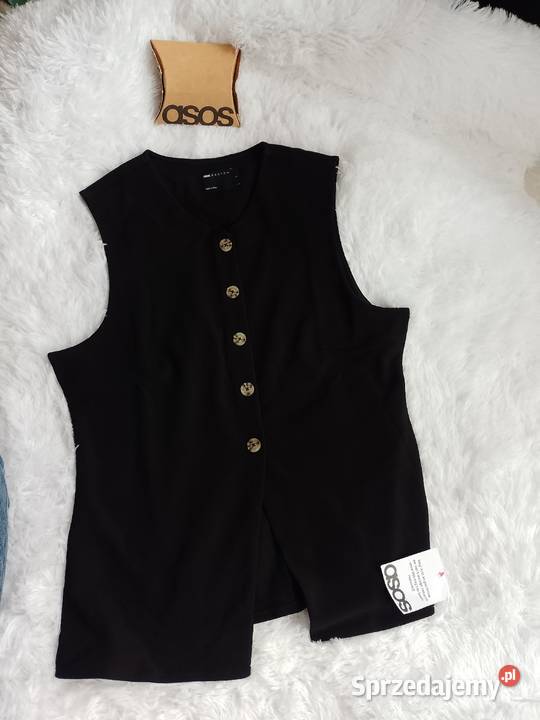 4446 XXL3XL ASOS Design Czarna prążkowana Kraków sprzedam
