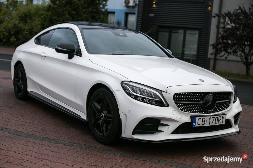 Mercedes Cklasa Coup bezwypadkowy i serwisowany elektryczne lusterka kujawsko-pomorskie Bydgoszcz