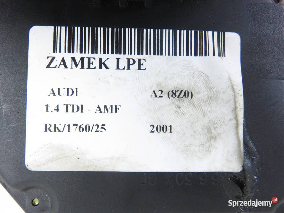 ZAMEK LEWY PRZEDNI AUDI A2 9 PIN osobowe