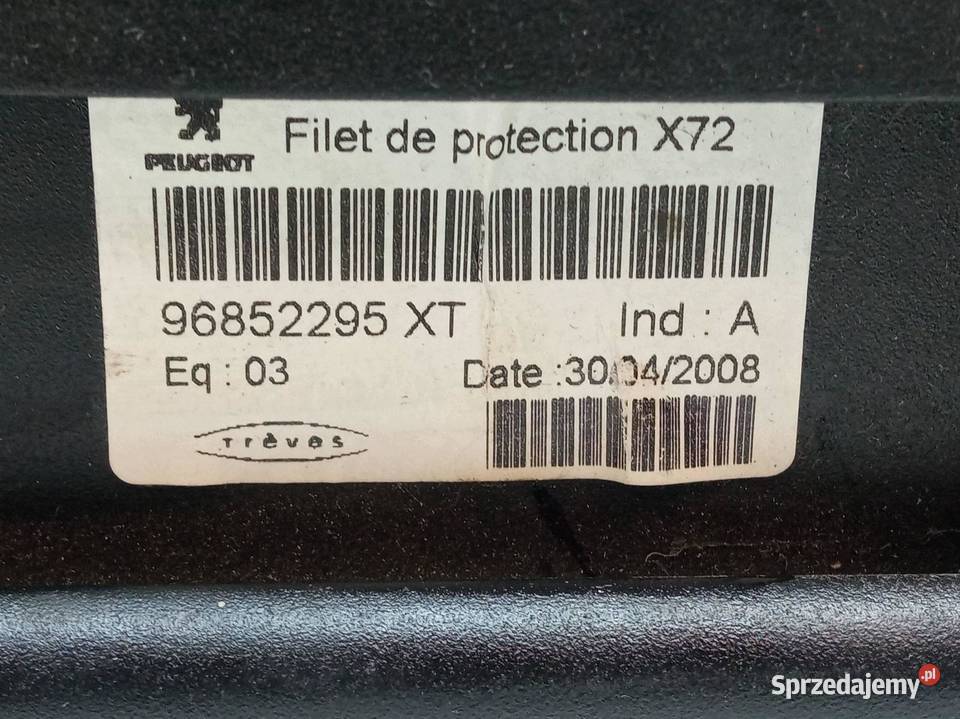ROLETA BAGAŻNIKA X7 KOMBI 96852295 Citroen C5 II Rolety bagażnika