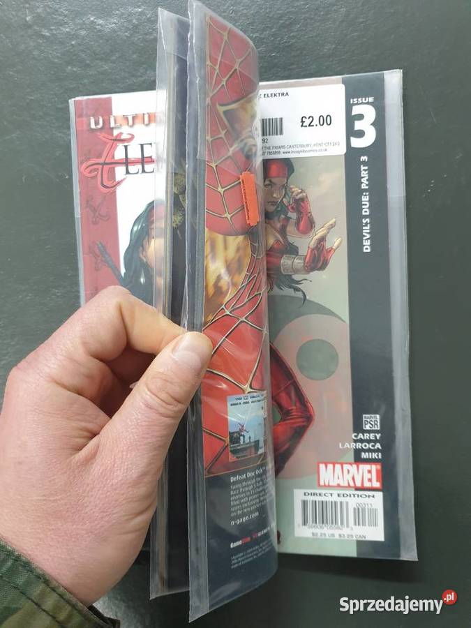Ultimate Elektra Devils Due 5 komiksów Marvel Gdynia sprzedam