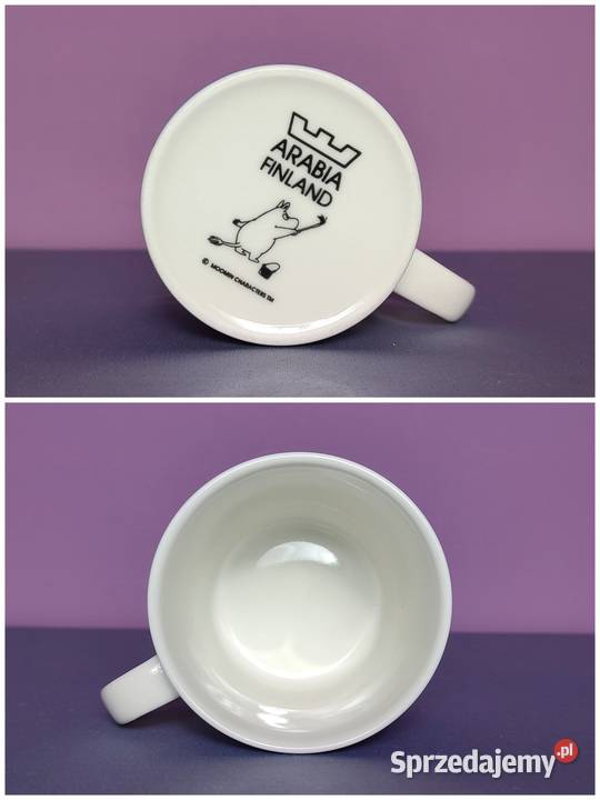 Muminki KUBEK Moomin Arabia Finland sygnatura Pozostałe małopolskie Jasień