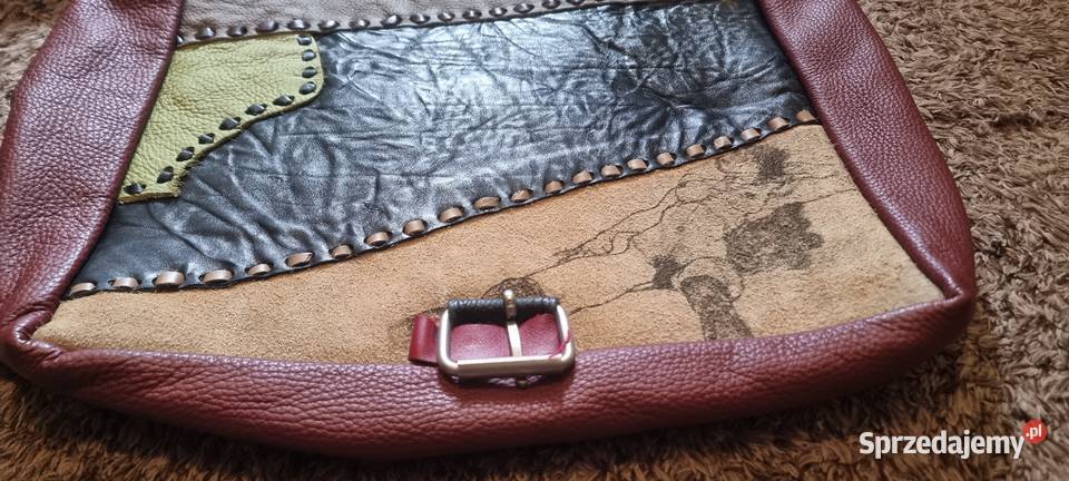Torba niepowtarzalna retro handmade uortret śląskie Gliwice