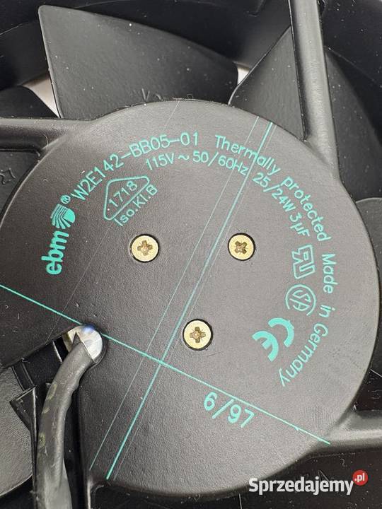 EBM Papst W2E142BB0501 Wentylator Warszawa sprzedam